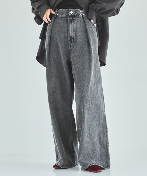 LOT29LUXE グレー デニムパンツ LOT29LUXE グレー デニムパンツ