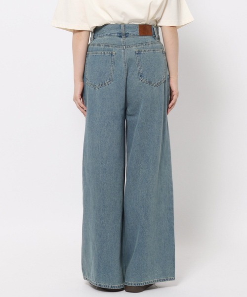 LAKOLE（ラコレ）の「ウエストフックデニムパンツ / 580005（デニムパンツ・レディース・ブラウン/ブルー/ブラック/グレー・SMALL/MEDIUM/LARGE）」の7枚目の写真