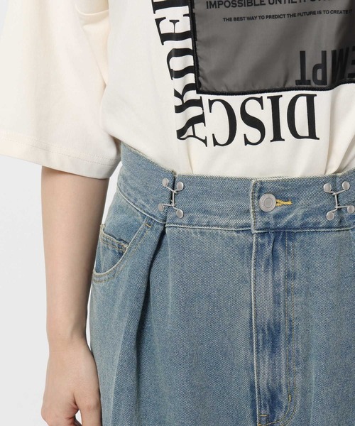 LAKOLE（ラコレ）の「ウエストフックデニムパンツ / 580005（デニムパンツ・レディース・ブラウン/ブルー/ブラック/グレー・SMALL/MEDIUM/LARGE）」の8枚目の写真