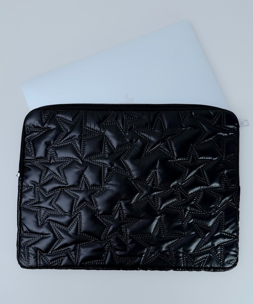 CALIFORNIA OUTFITTERS(カリフォルニア アウトフィッターズ)の「7B36 スターキルティング PCケース(PC・タブレットケース・レディース・シルバー/ブラック・S/M/L)」の14枚目の写真