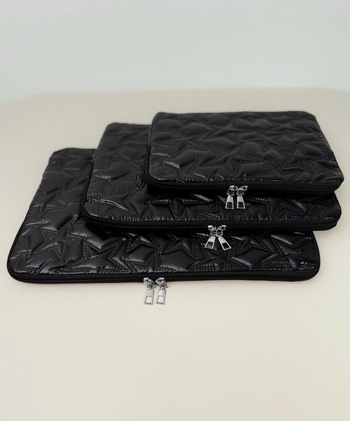 CALIFORNIA OUTFITTERS(カリフォルニア アウトフィッターズ)の「7B36 スターキルティング PCケース(PC・タブレットケース・レディース・シルバー/ブラック・S/M/L)」の15枚目の写真