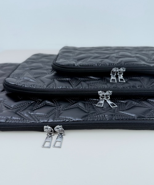 CALIFORNIA OUTFITTERS(カリフォルニア アウトフィッターズ)の「7B36 スターキルティング PCケース(PC・タブレットケース・レディース・シルバー/ブラック・S/M/L)」の16枚目の写真