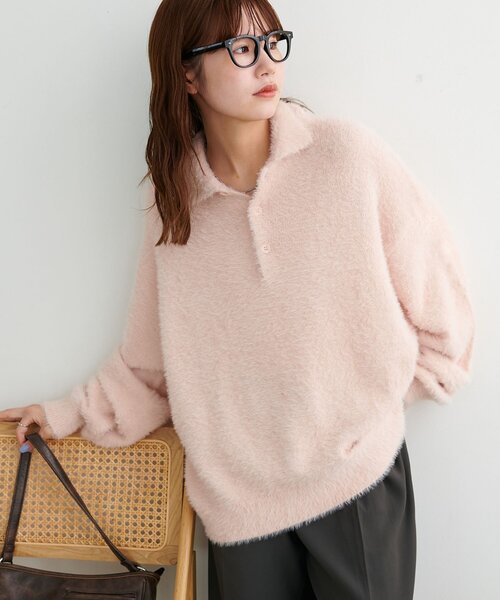 ユニセックス】ミンクライクニットポロ（ニット/セーター）｜DISCOAT