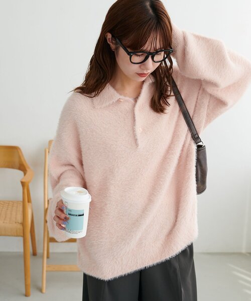 diidii ニットポロ M diidii knit polo (black) | diidii