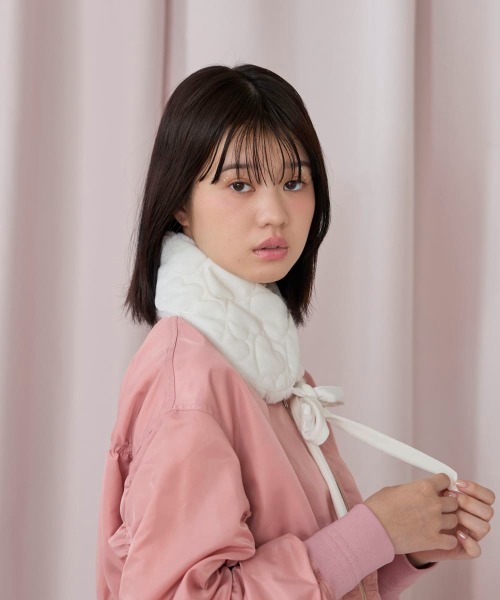 kaorinomori（カオリノモリ）の「kaorinomori ファニーマフ リティ / カオリノモリ（イヤーマフ・レディース・ブラック/ホワイト/ピンク・FREE）」の5枚目の写真