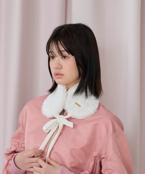 kaorinomori（カオリノモリ）の「kaorinomori ファニーマフ リティ / カオリノモリ（イヤーマフ・レディース・ブラック/ホワイト/ピンク・FREE）」の6枚目の写真