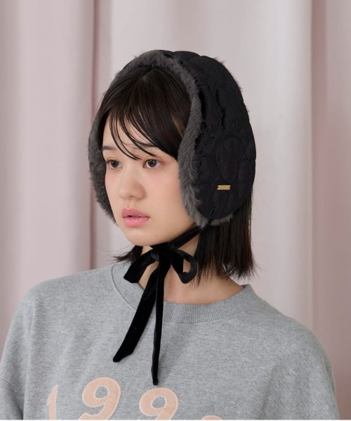 kaorinomori（カオリノモリ）の「kaorinomori ファニーマフ リティ / カオリノモリ（イヤーマフ・レディース・ブラック/ホワイト/ピンク・FREE）」の12枚目の写真