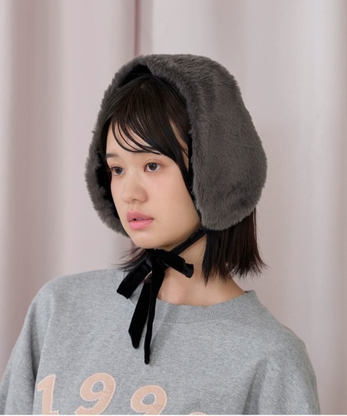 kaorinomori（カオリノモリ）の「kaorinomori ファニーマフ リティ / カオリノモリ（イヤーマフ・レディース・ブラック/ホワイト/ピンク・FREE）」の13枚目の写真