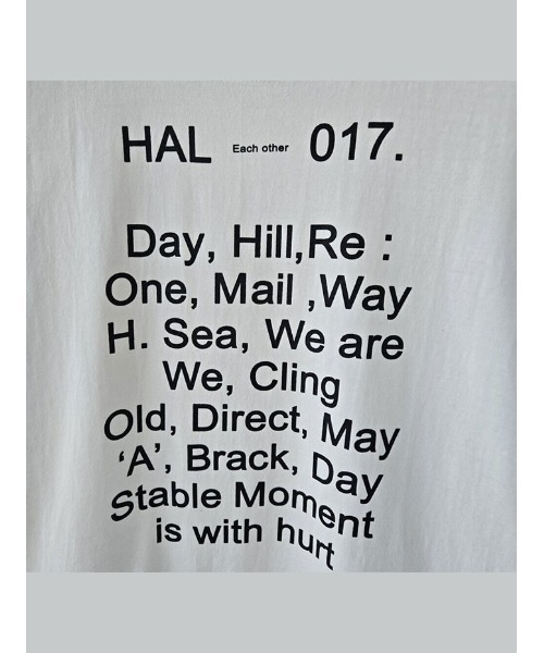 NANAHACHI(ナナハチ)の「フロント文字プリント半袖Tシャツ(Tシャツ/カットソー・レディース・ブラウン/ブラック/アイボリー・FREE)」の21枚目の写真