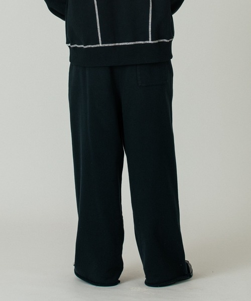 SILAS（サイラス）の「WIDE SWEAT PANTS（スウェットパンツ・メンズ・アッシュ/ブラック・L/M/XL）」の4枚目の写真