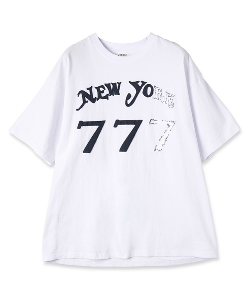 Jieda（ジエダ）の「777 TEE（Tシャツ/カットソー・メンズ・ブラック/ホワイト/ネイビー・1/2）」の2枚目の写真