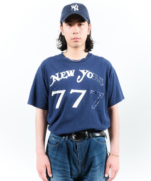Jieda（ジエダ）の「777 TEE（Tシャツ/カットソー・メンズ・ブラック/ホワイト/ネイビー・1/2）」の6枚目の写真