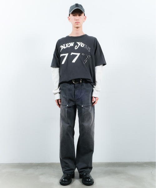 Jieda（ジエダ）の「777 TEE（Tシャツ/カットソー・メンズ・ブラック/ホワイト/ネイビー・1/2）」の7枚目の写真
