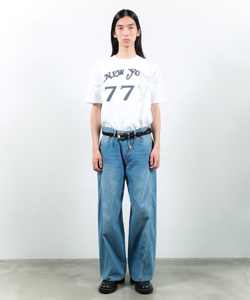Jieda（ジエダ）の「777 TEE（Tシャツ/カットソー・メンズ・ブラック/ホワイト/ネイビー・1/2）」の9枚目の写真