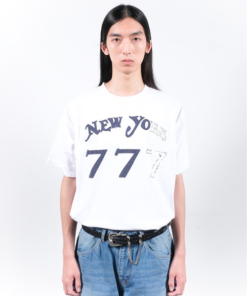 Jieda（ジエダ）の「777 TEE（Tシャツ/カットソー・メンズ・ブラック/ホワイト/ネイビー・1/2）」の10枚目の写真