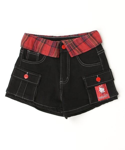 セール】Y2K チェックカラー デニムショートパンツ（デニムパンツ