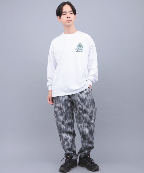チチカカ(チチカカ)の「チビカチナコミックプリントロングTシャツ(Tシャツ/カットソー・レディース・ブラック/マスタード/オフホワイト・FREE)」の6枚目の写真