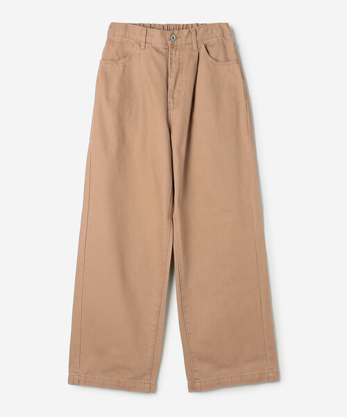 DANTON（ダントン）の「DANTON | コットンカツラギ タックパンツ WOMEN（その他パンツ・レディース・ピンク系その他/ブルー系その他・36/38）」の2枚目の写真