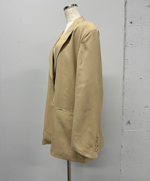 PROVOKE （プロヴォーク）の「BIG TAILORED JACKET（テーラードジャケット・レディース・ライトベージュ・FREE）」の8枚目の写真