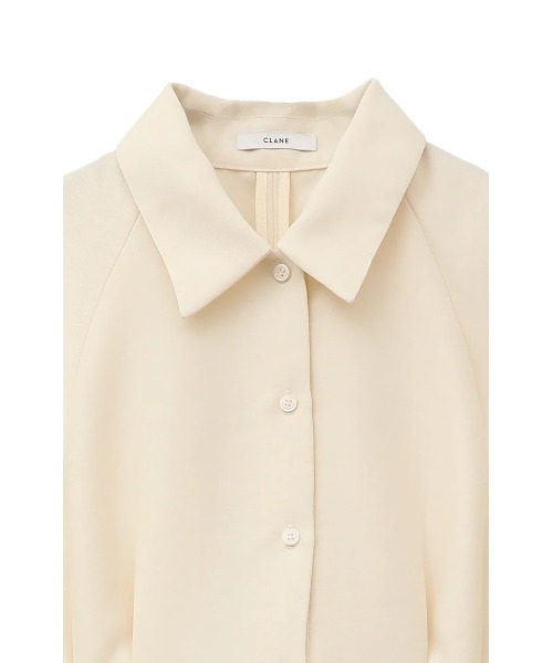 CLANE（クラネ）の「CLANE/クラネ/FORM SLEEVE ONEPIECE（ワンピース・レディース・アイボリー/ブラック・1）」の9枚目の写真