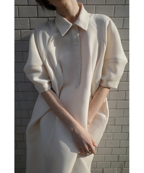 CLANE（クラネ）の「CLANE/クラネ/FORM SLEEVE ONEPIECE（ワンピース・レディース・アイボリー/ブラック・1）」の17枚目の写真