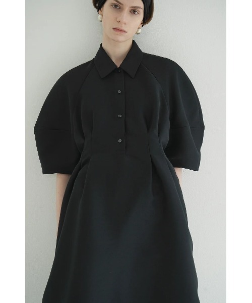 CLANE（クラネ）の「CLANE/クラネ/FORM SLEEVE ONEPIECE（ワンピース・レディース・アイボリー/ブラック・1）」の7枚目の写真