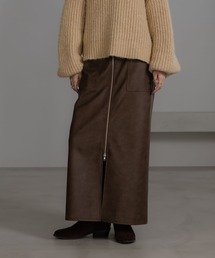 LOWRYS FARM | アソートＺＩＰタイトスカート　575781(スカート)