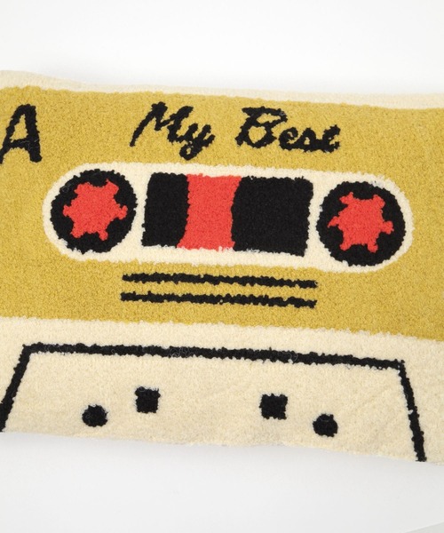 niko and...（ニコアンド）の「オリジナル レトロオーディオクッション（クッション/クッションカバー・レディース・レッド/イエロー・0）」の8枚目の写真