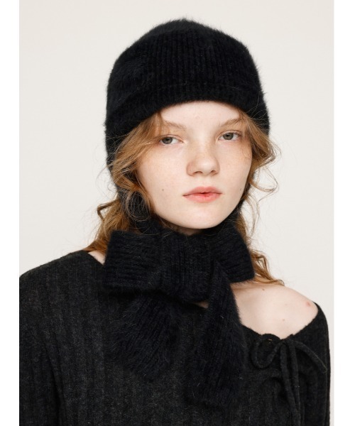 【新品未使用】VAUNDY ニット帽・イヤーマフ dショッピング |【裏ボア】ニット帽 マフラー ネックウォーマ