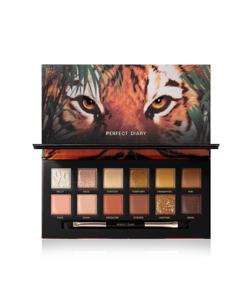 エクスプローラ 12色動物アイシャドウパレット 【虎】（アイシャドウ
