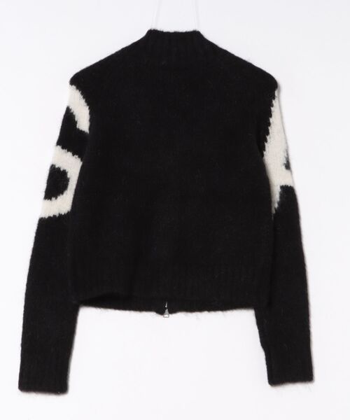 ALLSAINTS(オールセインツ)の「SYLVIE SLIM FIT CARDIGAN | SYLVIE スリム フィット カーディガン(カーディガン/ボレロ・レディース・ブラック×ホワイト・XS/S/M/L)」の7枚目の写真