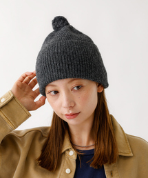 vaqutaux ♡ヴァクトー♡人気完売♡ボンボン付き帽子 ワッチ ポン付き