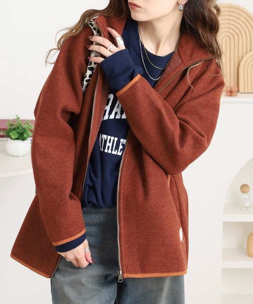 セール】圧縮ニットフルジップJKT（ブルゾン）｜BARNDOOR（バーンドア