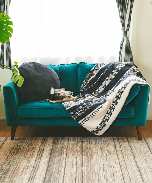 BAYFLOW（ベイフロー）の「BFフリースブランケットL 25AW（ブランケット・メンズ・ブラウン系/ホワイト系/グレー系/ブラック系・ONE SIZE）」の9枚目の写真