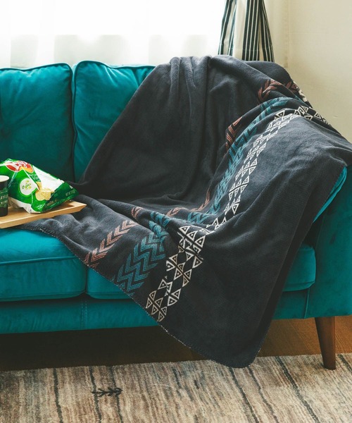 BAYFLOW（ベイフロー）の「BFフリースブランケットL 25AW（ブランケット・メンズ・ブラウン系/ホワイト系/グレー系/ブラック系・ONE SIZE）」の10枚目の写真