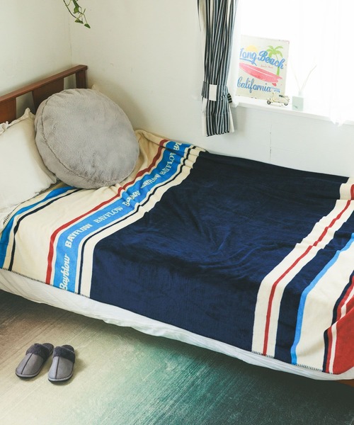 BAYFLOW（ベイフロー）の「BFフリースブランケットL 25AW（ブランケット・メンズ・ブラウン系/ホワイト系/グレー系/ブラック系・ONE SIZE）」の16枚目の写真