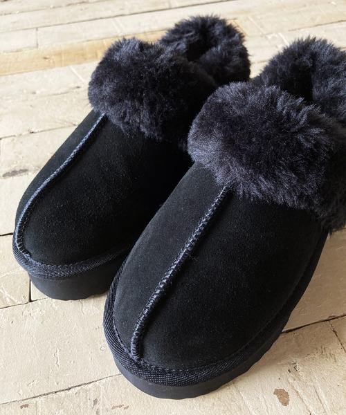 セール】【 厚底 あったか 】 ムートン 2way サンダル /51320（ブーツ