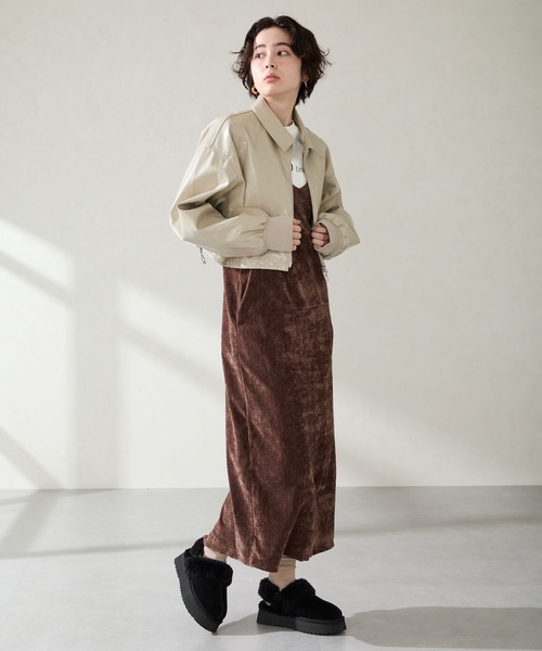 ORiental TRaffic（オリエンタルトラフィック）の「【 厚底 あったか 】 ムートン 2way サンダル /51320（ブーツ・レディース・ピンク/キャメル/ブラック/ブラウン/ベージュ・S/LL/L/M/SS/3L）」の19枚目の写真