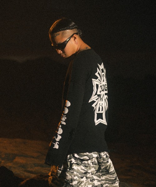 FR(13)NDS（フレンズ）の「FR(13)NDS/フレンズ/DOGTOWN コラボニット（ニット/セーター・メンズ・ブラック/グレー・M/L）」の7枚目の写真