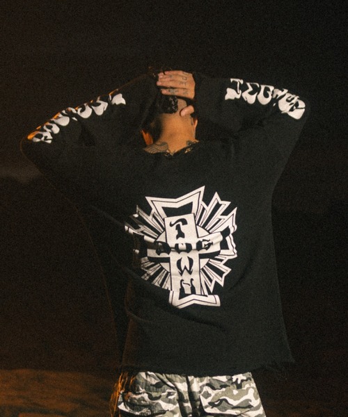 FR(13)NDS（フレンズ）の「FR(13)NDS/フレンズ/DOGTOWN コラボニット（ニット/セーター・メンズ・ブラック/グレー・M/L）」の6枚目の写真