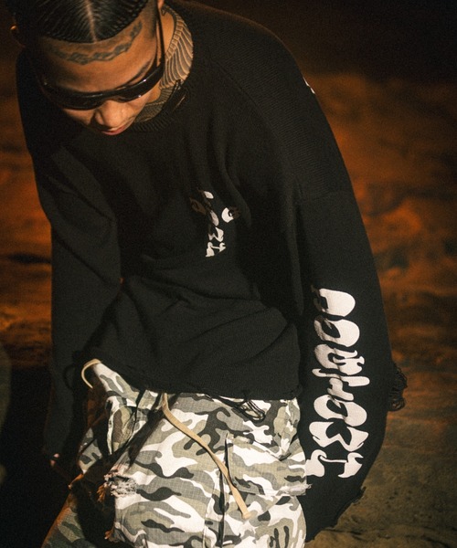 FR(13)NDS（フレンズ）の「FR(13)NDS/フレンズ/DOGTOWN コラボニット（ニット/セーター・メンズ・ブラック/グレー・M/L）」の21枚目の写真