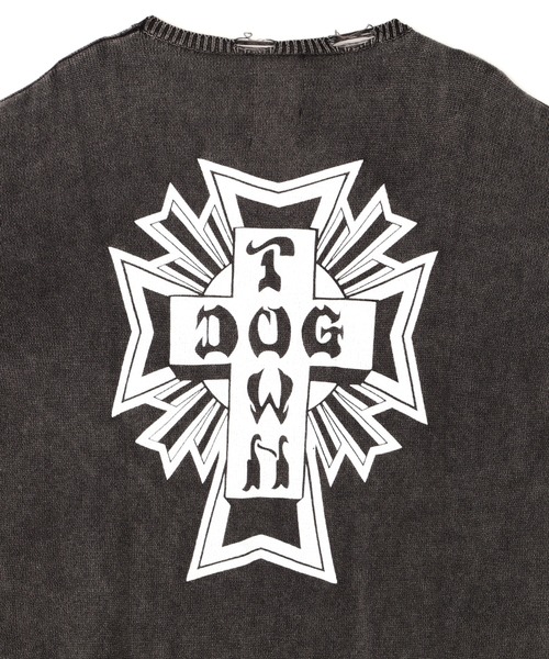 FR(13)NDS（フレンズ）の「FR(13)NDS/フレンズ/DOGTOWN コラボニット（ニット/セーター・メンズ・ブラック/グレー・M/L）」の3枚目の写真