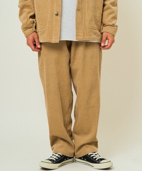 BIG MIKE(ビッグマイク)の「BIG MIKE ビックマイク / セットアップ対応 コーデュロイ イージーパンツ 102547500(その他パンツ・メンズ・ブラック/ベージュ/ダークグリーン・LARGE/MEDIUM/X-LARGE)」の2枚目の写真