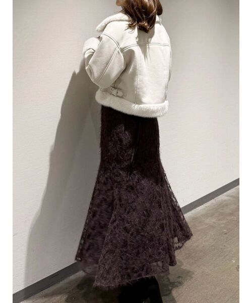 フェイクムートンボンバージャケット（ムートンコート）｜MERCURYDUO