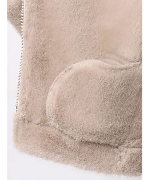 フェイクムートンボンバージャケット（ムートンコート）｜MERCURYDUO