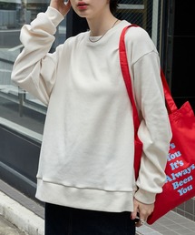 MONO-MART(モノマート)の〈抗菌・防臭〉コーデュロイタッチオーバーサイズリブカットソー(Tシャツ/カットソー)