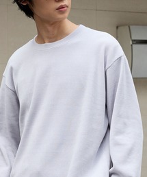 〈抗菌・防臭〉コーデュロイタッチオーバーサイズリブカットソー