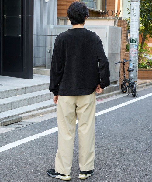 抗菌・防臭〉コーデュロイタッチオーバーサイズリブカットソー MONO