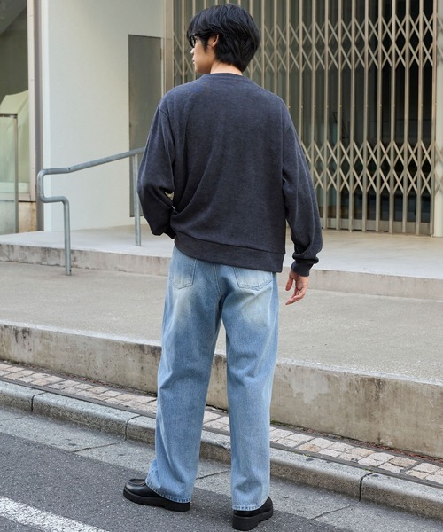 抗菌・防臭〉コーデュロイタッチオーバーサイズリブカットソー MONO