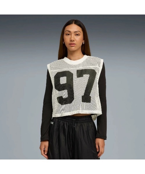 セール】PUMA PUMA x ROSE RELAXED MESH TOP（プーマ プーマ x ロゼ